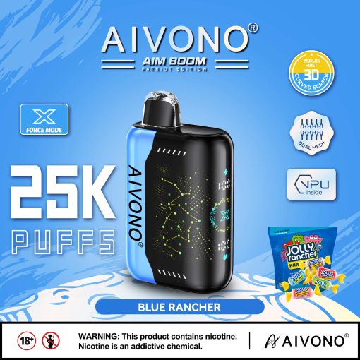 Aivono Aim Boom 25000 - Cooles Design mit 25.000 Zügen, Aromaauswahl und 28ml E-Liquid