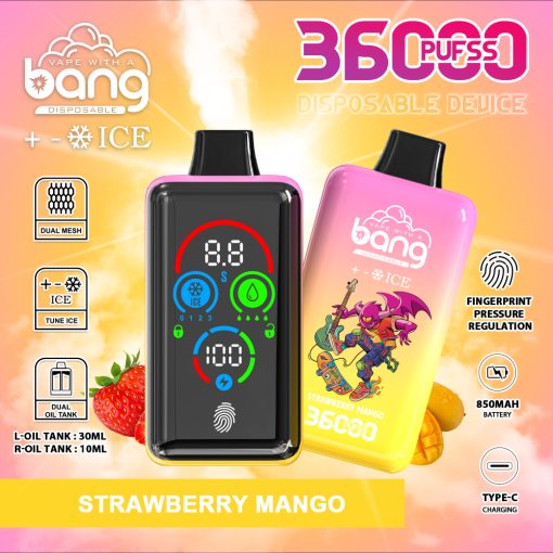 Bang 36000 Ice Blending - Aktueller E-Zigaretten-Tausendsassa mit 36.000 Zügen und anpassbarem Eiskühl-Effekt