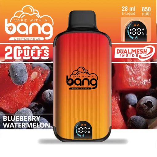 Bang Smart Screen 20000 - 5% Nikotin, 20000 Puffs, 12 Aromen, Type-C Ladung - Revolutionärer Elektronischer Zigarettenakku