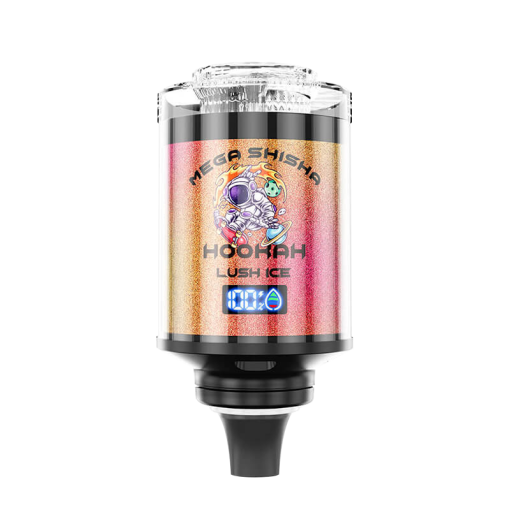 Jnr Hookah Mega Shisha 100000 - Moderne Shisha-Lösung mit 12 Geschmacksrichtungen, 100.000 Zügen und 2200mAh Akku