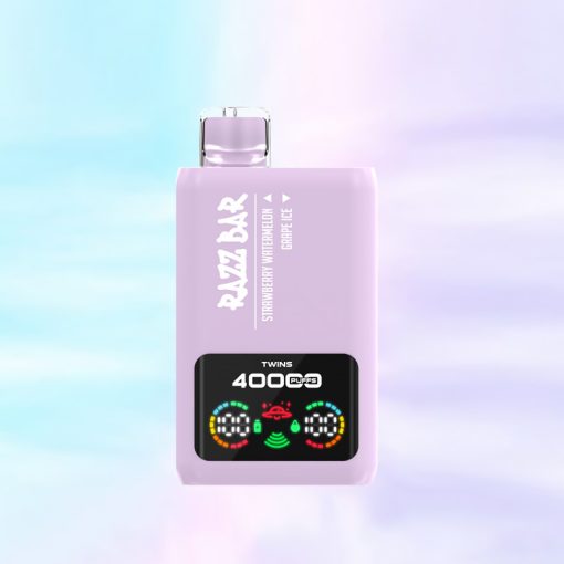 Razz Bar 40000 - 40.000 Züge, Doppelaroma, 2%/5% Nikotin, Rechargeable, Mesh Coil Dual Tank
