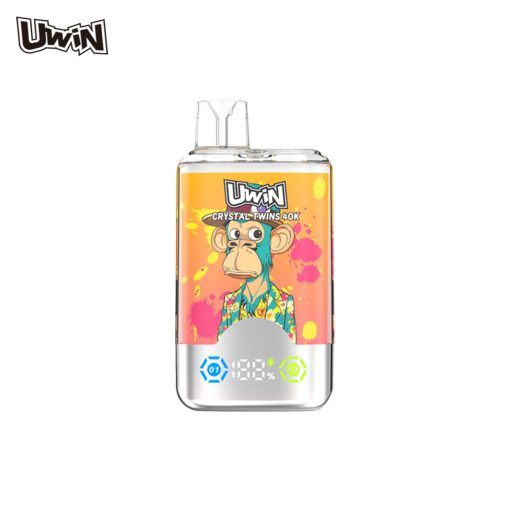 Uwin Crystal Twins 40000 - 40000 Züge, 0%/2%/3%/5% Nikotin, 32ml, 850 mAh, Mesh-Coil - Premium E-Zigarette