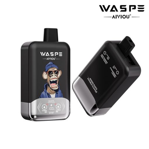 Waspe Double Flavor 40000: 40.000 Züge, Duales Geschmackserlebnis und LCD-Display - Premium-E-Zigarette