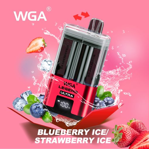 Wga Crystal Legend Ultra 30000 - Dual-Flavor E-Zigarette mit 30.000 Zügen, aufladbar und wiederaufladbar