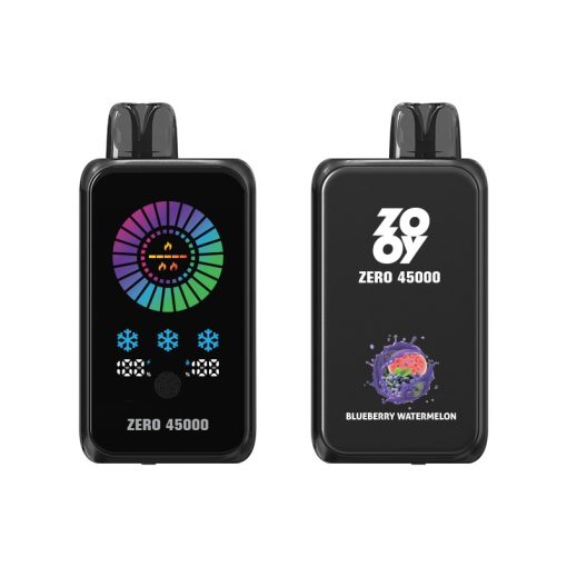 Zooy Zero 45000 - Revolutionäre E-Zigarette mit 45.000 Puffs, verstellbarem Eis- und Nikotinstufen